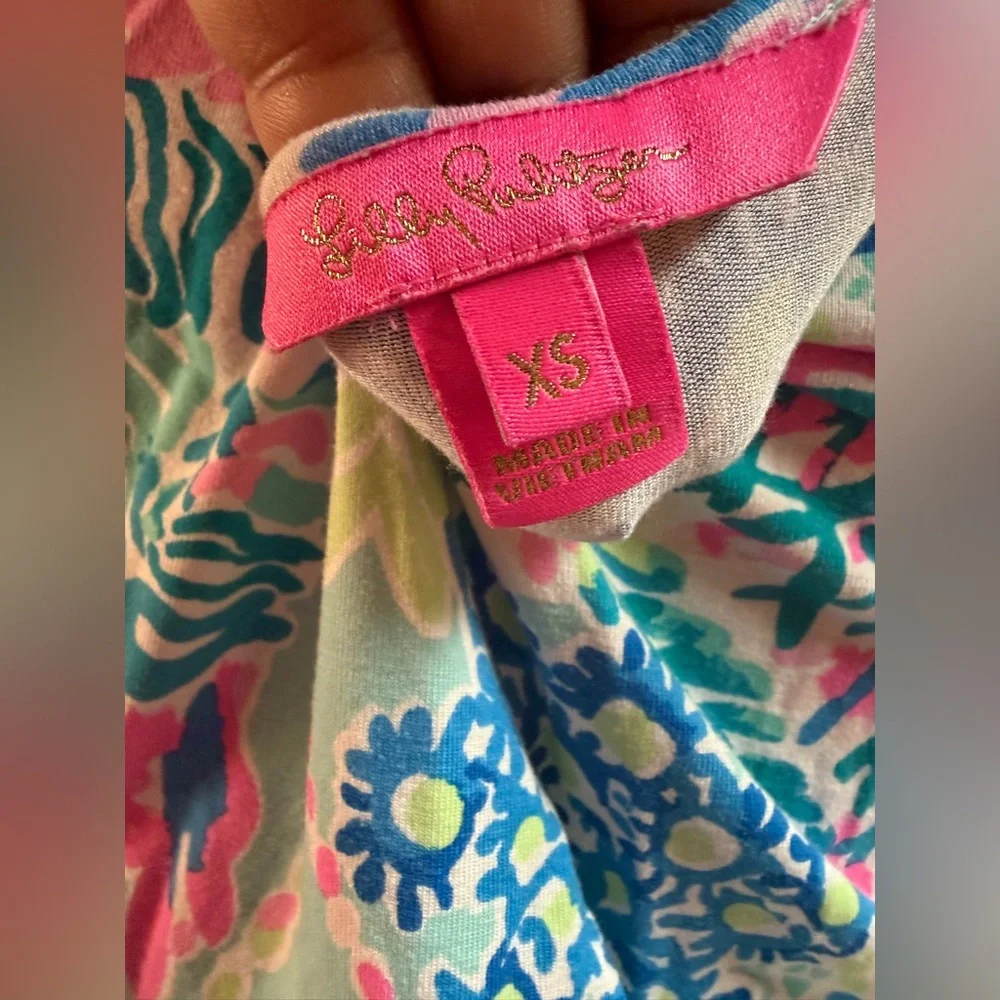Lilly Pulitzer Jarrett Sleeveless Romper Dress Jumpsuit Tassels - Picture 4 of 5